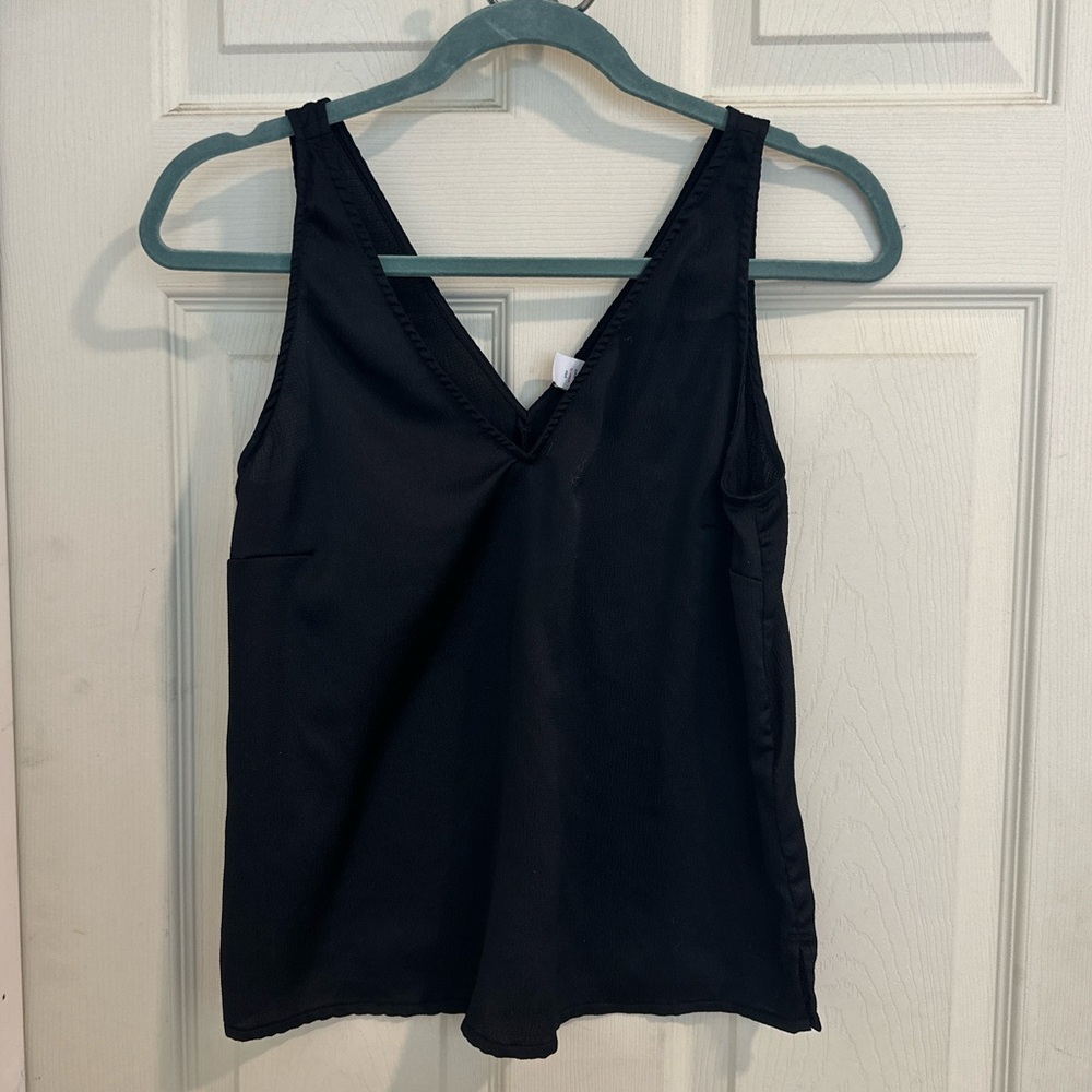 Black Old Navy Blouse Tank Top